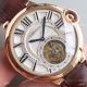 Copy Swiss Ballon Bleu de Cartier Tourbillon Watch Rose Gold Brown Leather (4)_th.jpg